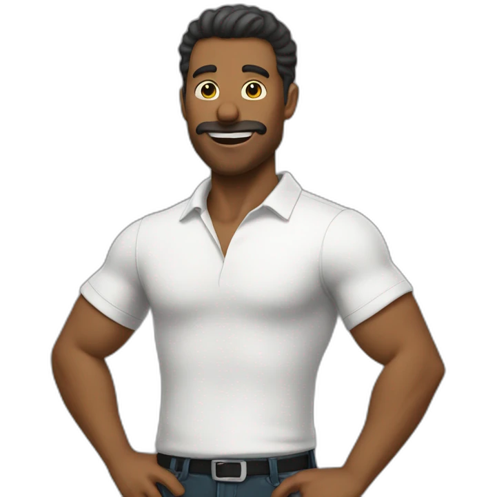 homme qui fait un dabe emoji