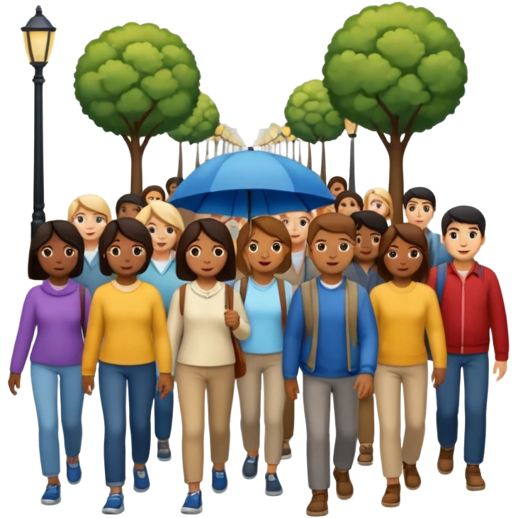 Crowded emoji