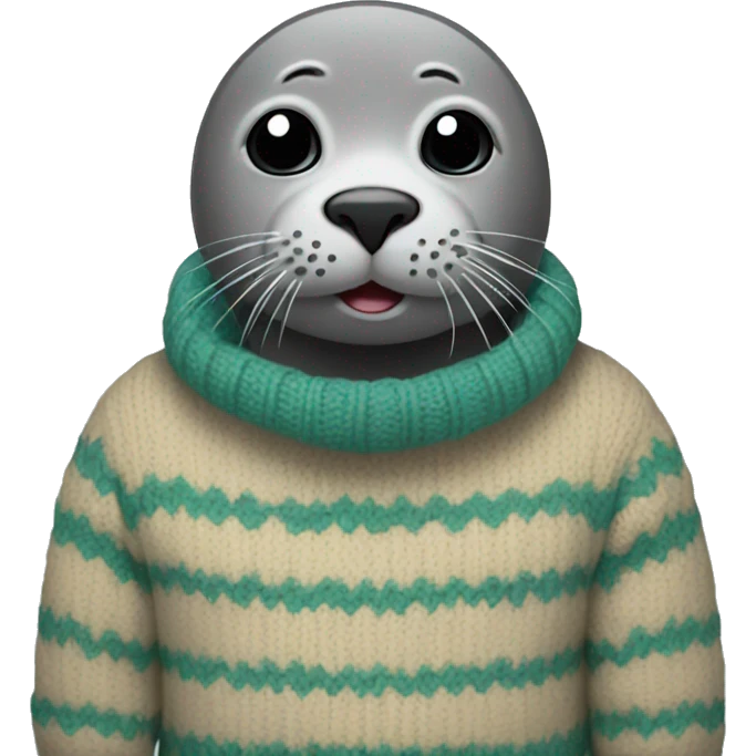 seal in sweater  emoji