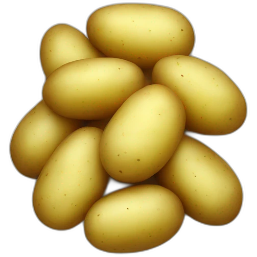 Plate of potatoes emoji