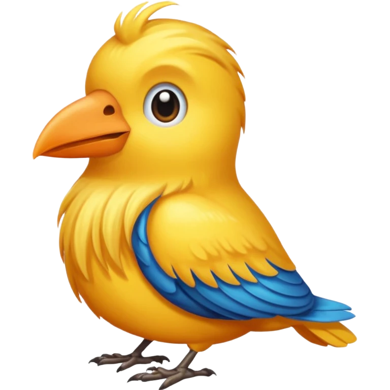  long haired bird emoji