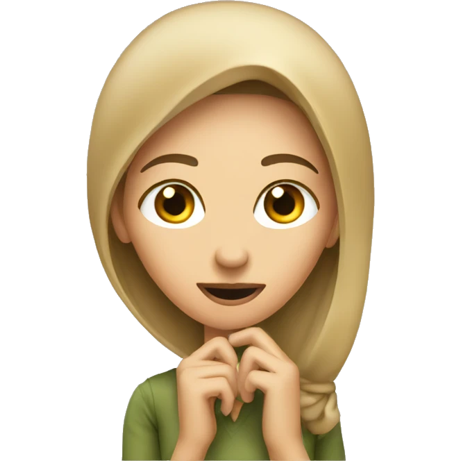 A women spying on someone  emoji