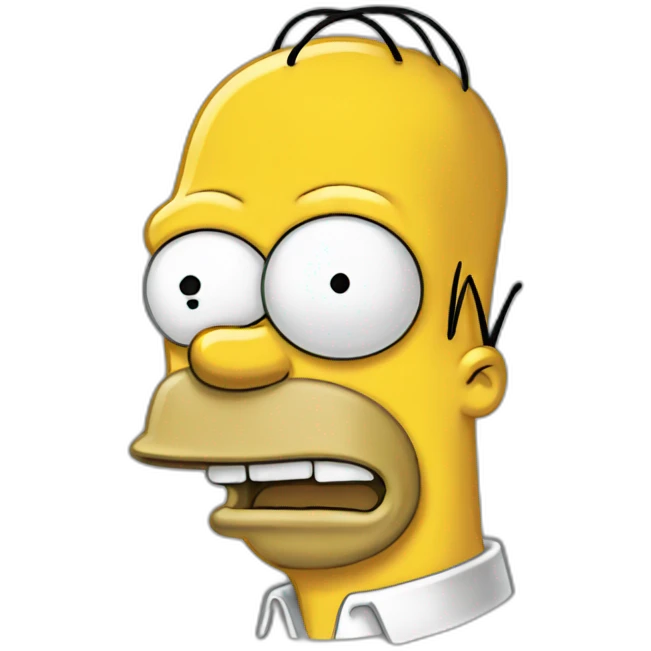 Homer Simpson rage emoji