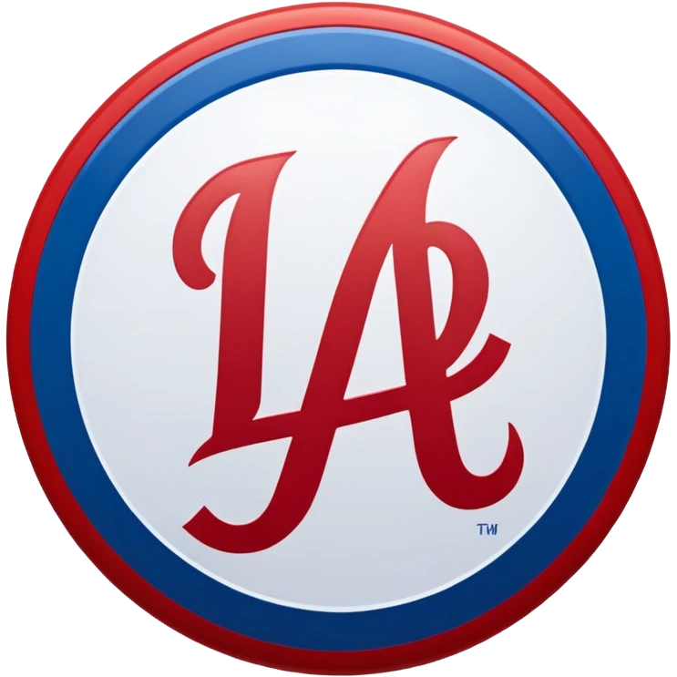 LA dodgers logo emoji