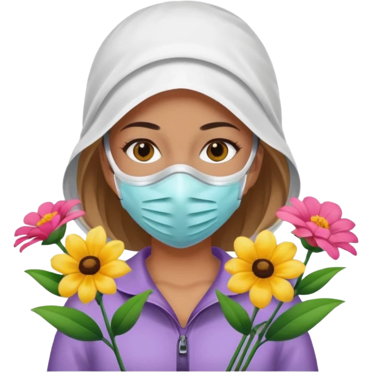 دختری که سم پاشی می‌کنه گل هارو emoji