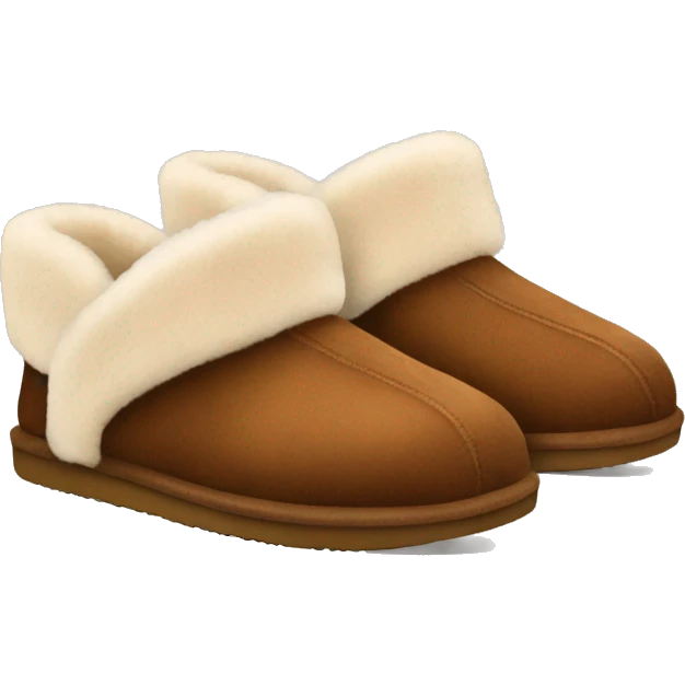 Ugg slippers brown emoji