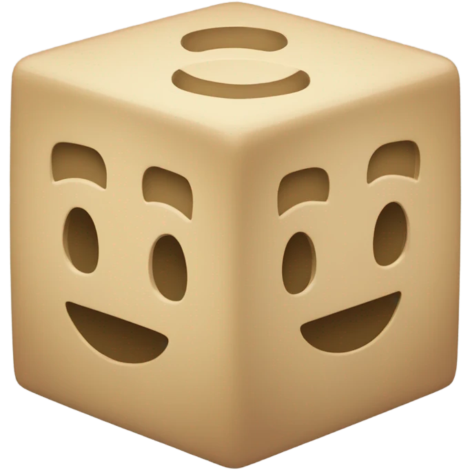 Cube emoji