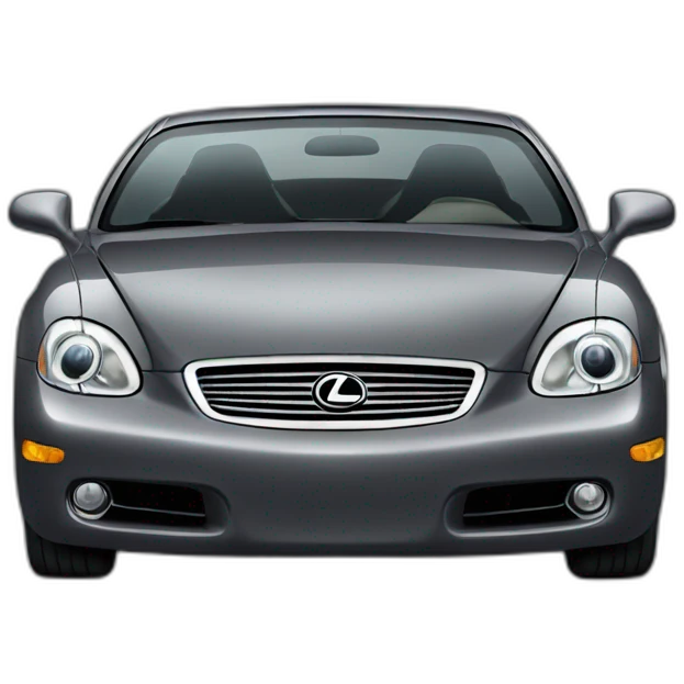 Dark Grey Lexus SC430 emoji