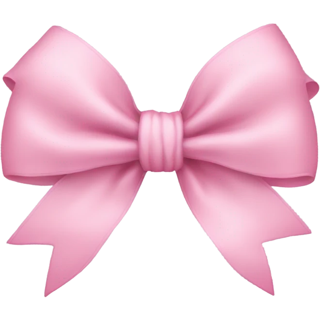 Baby pink bow emoji