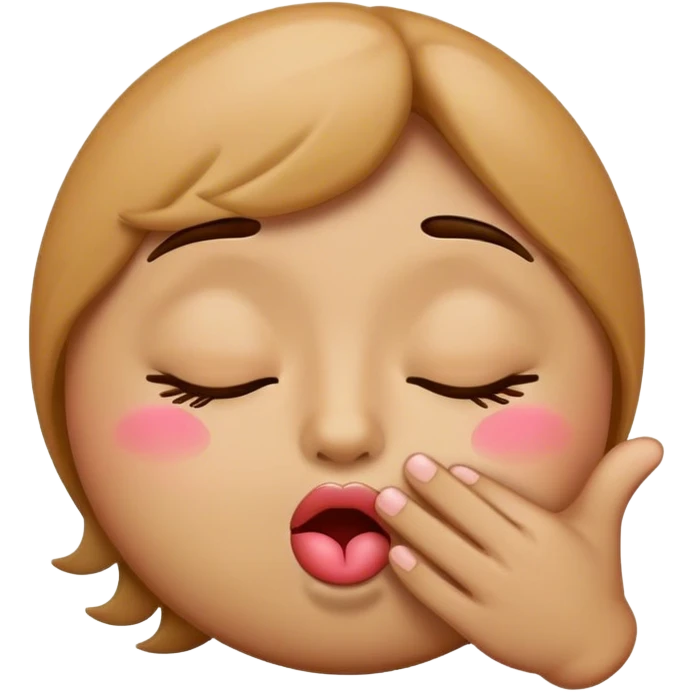 Sleepy emoji blowing a kiss  emoji
