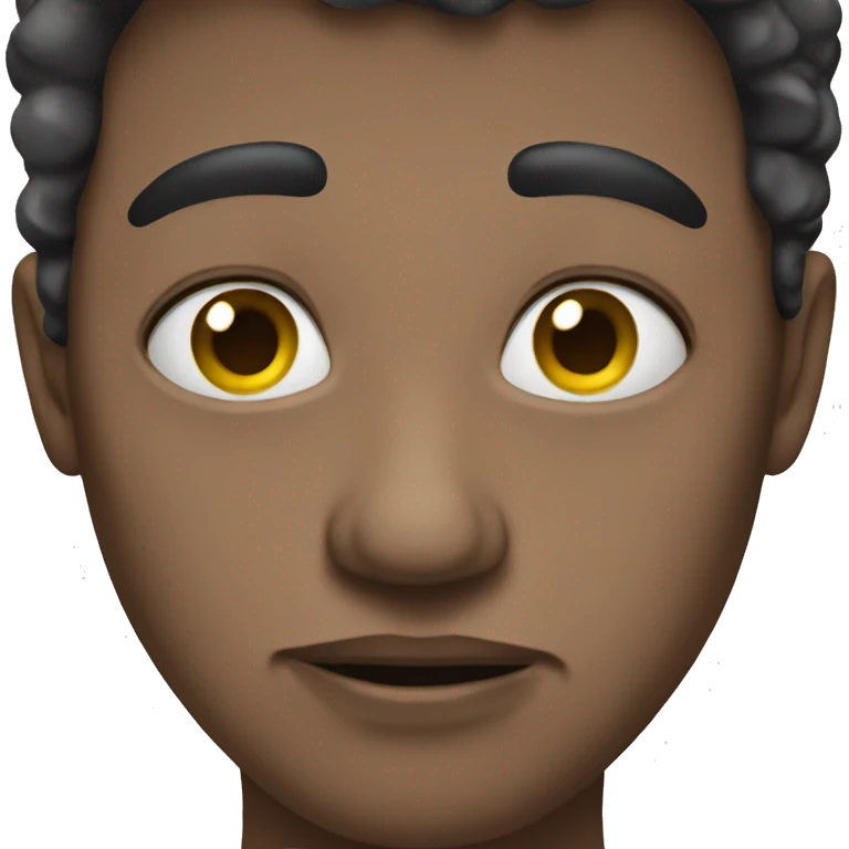 Someone giving a dirty look emoji