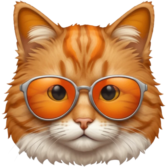 Cat wearing sunglasses emoji