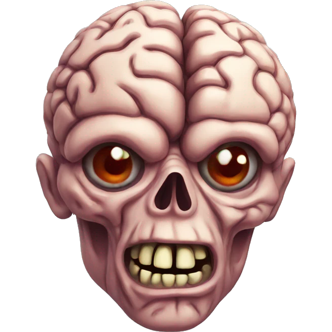 zombie brain emoji