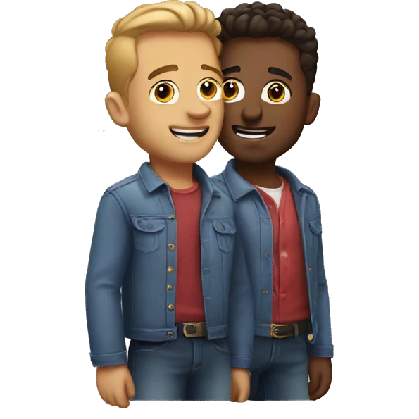 2 gay dudes emoji