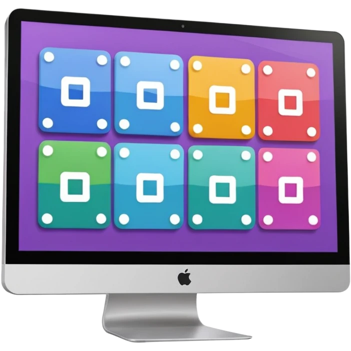 AI webflow on a computer - really complicated, sequences of squares connected to other squares, lines emoji