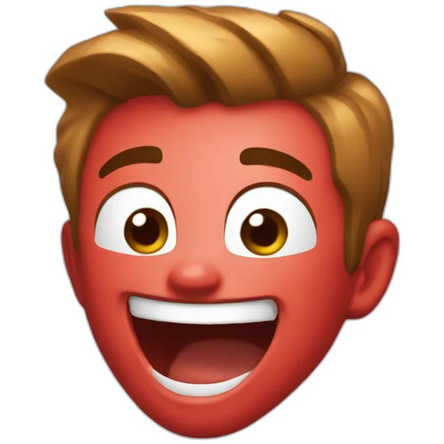 Spiderman laughing  emoji