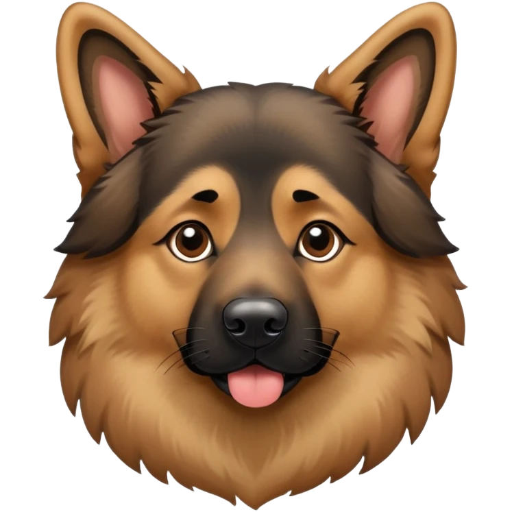 German sheperd mixed with chow emoji