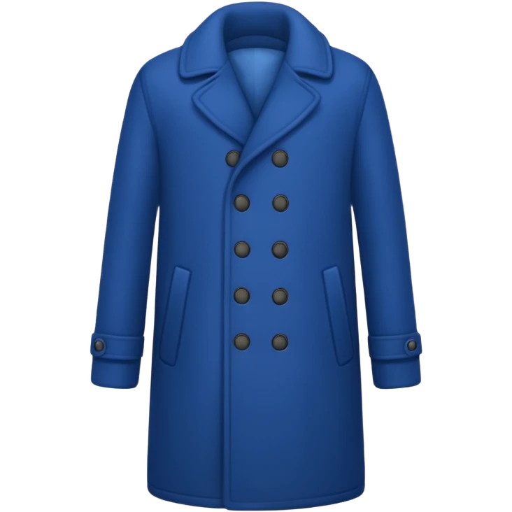 blue winter coat emoji