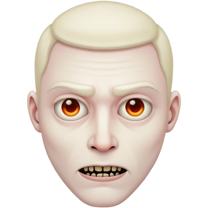 Creepy man  emoji