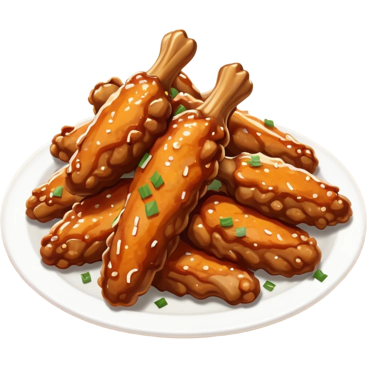 Buffalo garlic parm wing emoji
