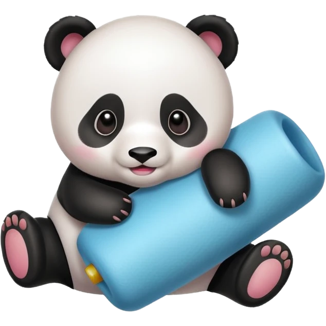 baby panda rolling  emoji