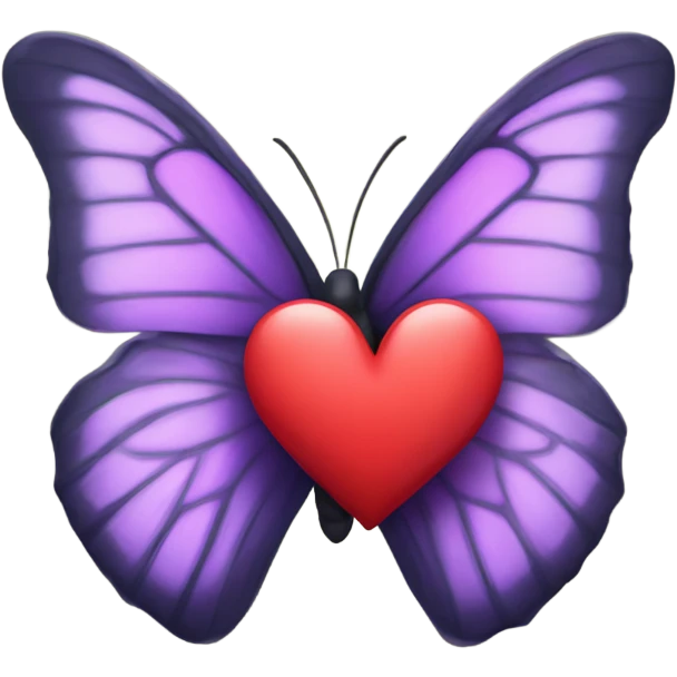 butterfly and broken heart emoji