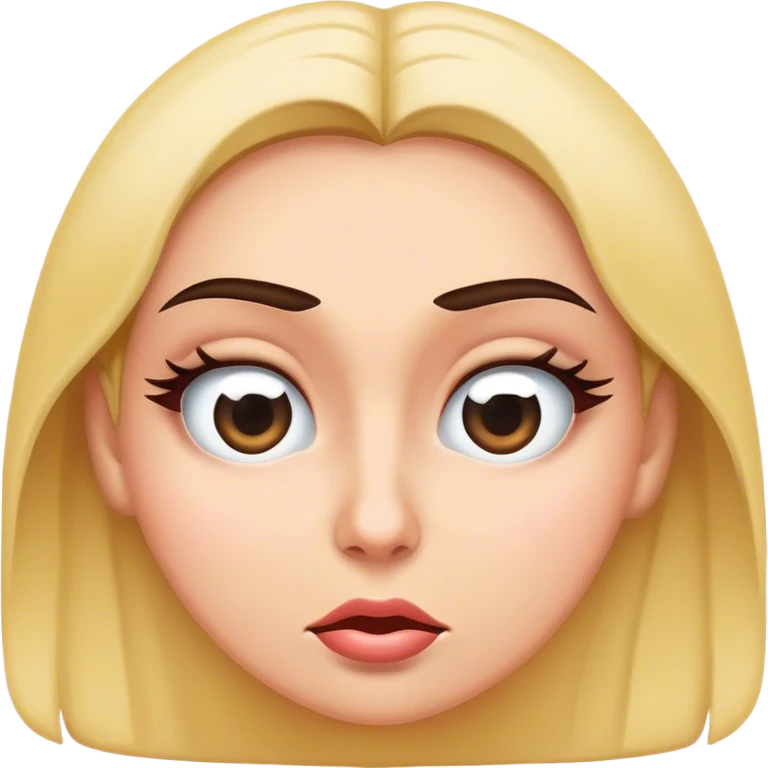 Woman rolling eyes emoji