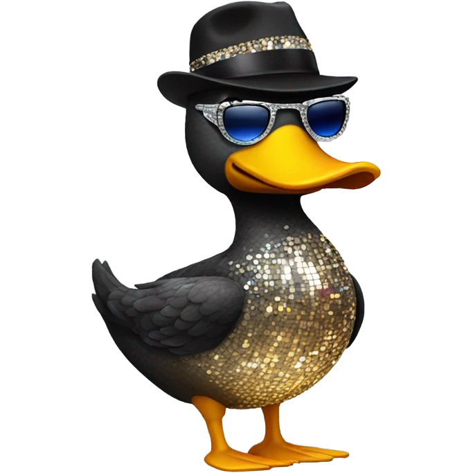 Disco duck emoji