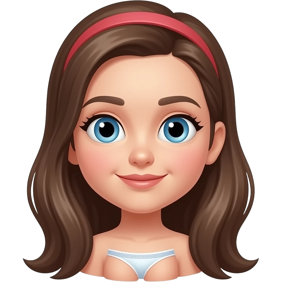 Girl with a panties emoji