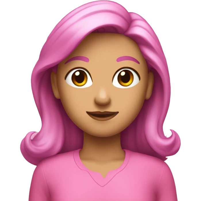 The name Diana in pink emoji