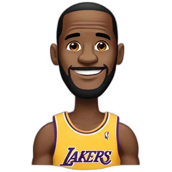 Create emoji of lebron james emoji