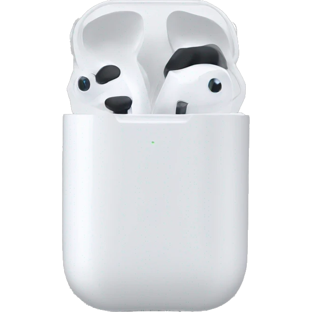 black airpods emoji