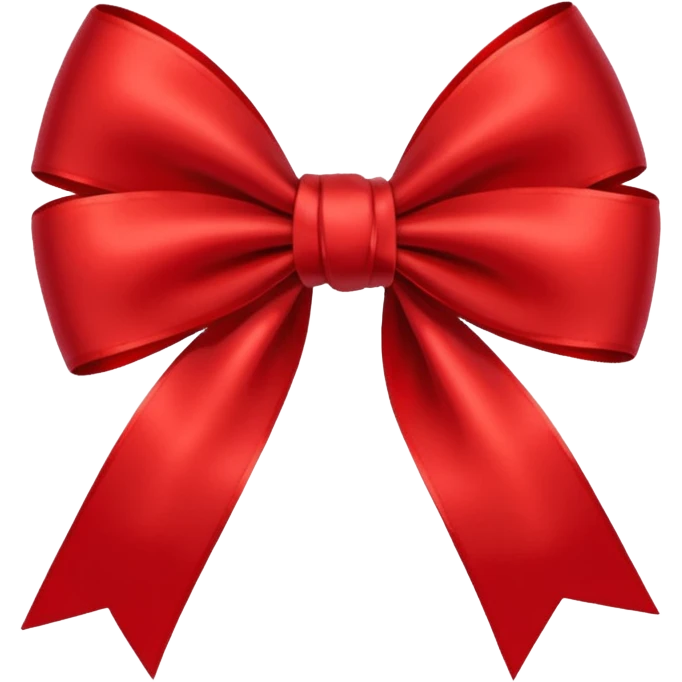 Red bow emoji