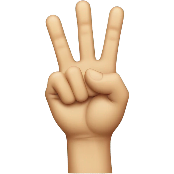 Middle finger with ring emoji