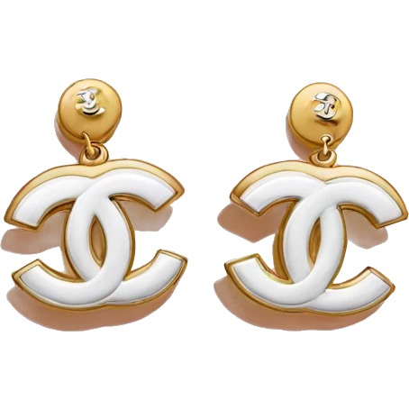 Chanel earrings emoji