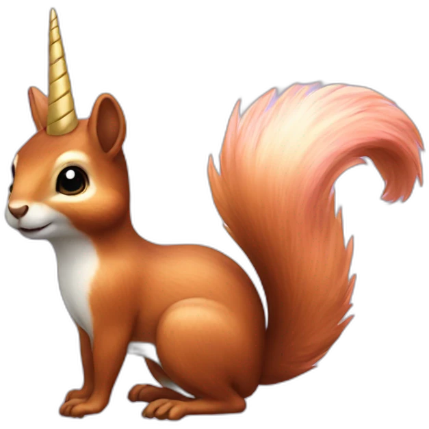 squirrel unicorn emoji