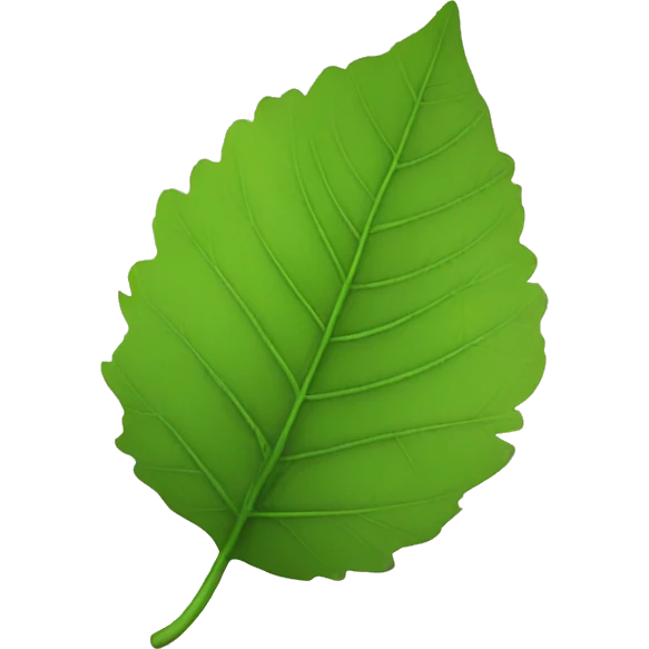 Leaf emoji