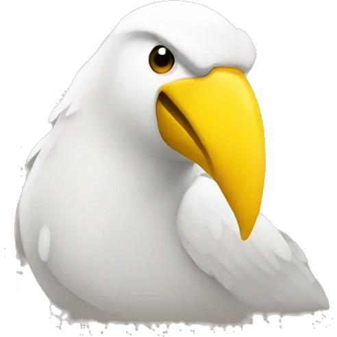 YELLOW BEAK  emoji