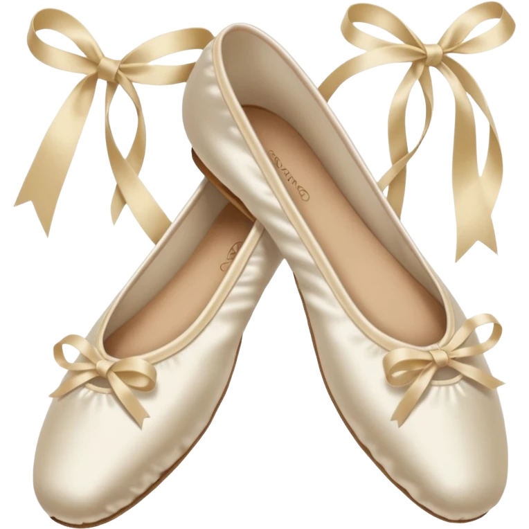 Full Ivory ballet shoes emoji
