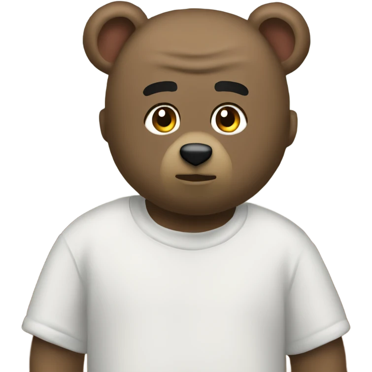 Kanye Bear￼ emoji