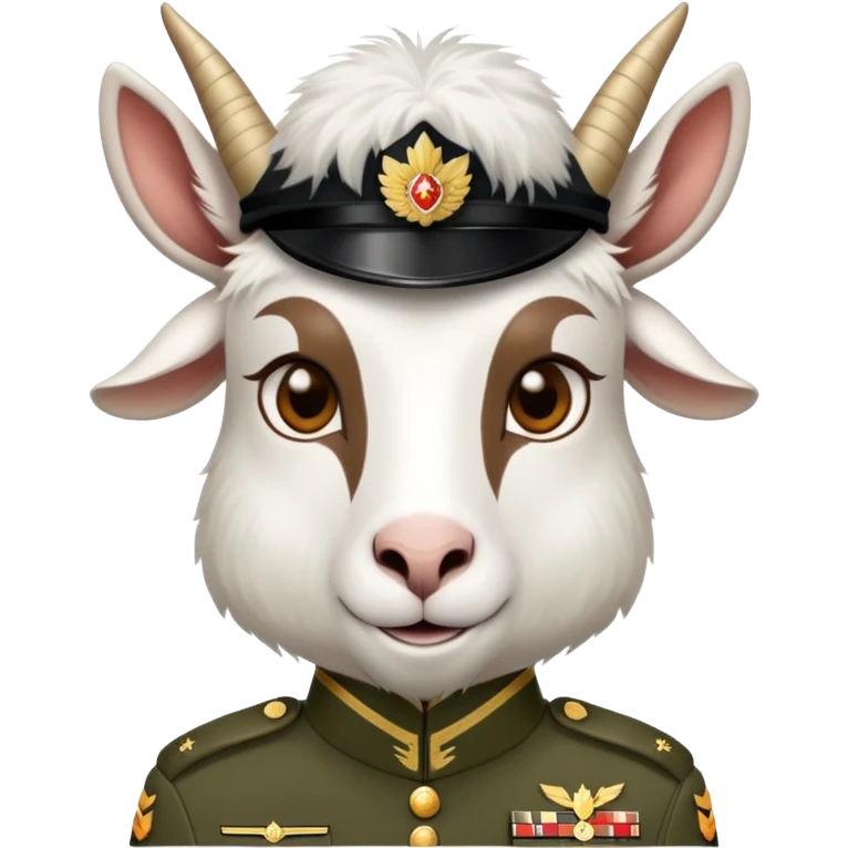 Seargent goat emoji