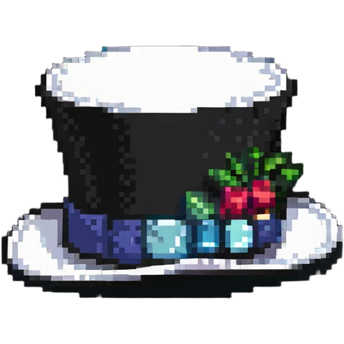 top hat emoji
