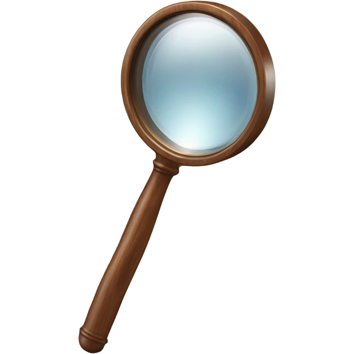 magnifying glass emoji