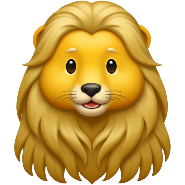 long haired animal emoji