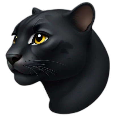 Black panthère emoji
