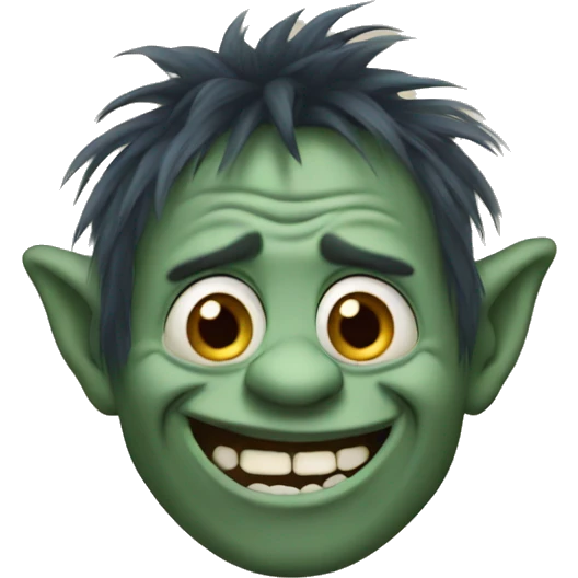 Troll face emoji