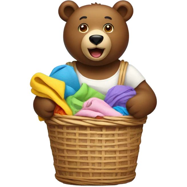 Laundry bear emoji
