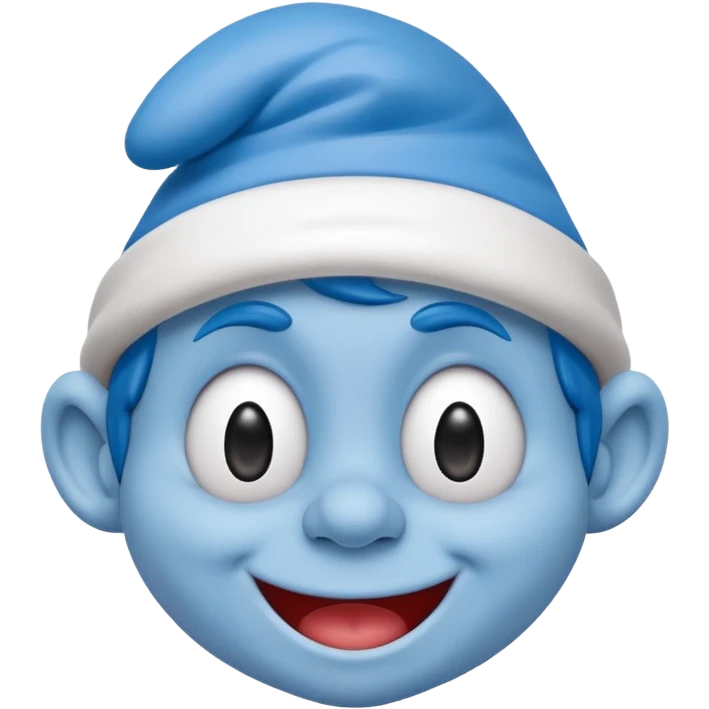Make me a Smurf emoji emoji