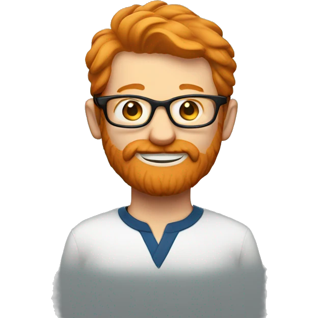ginger wirh glasses emoji