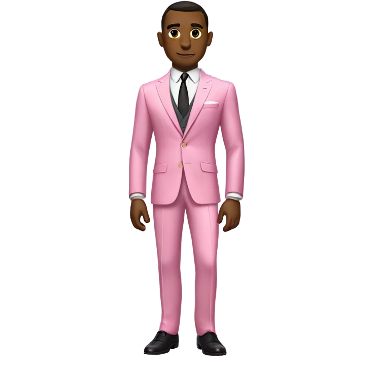 james bond in pink suit emoji